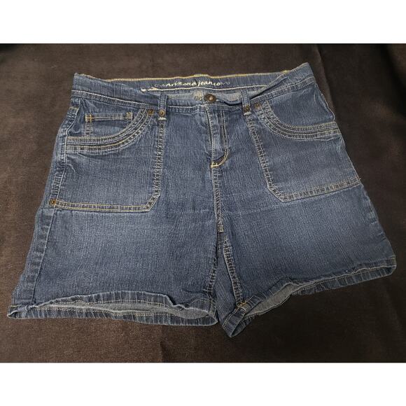 Arizona Jean Co. Dark Blue Jean Shorts | Size 18 1/2 Plus - Picture 2 of 6